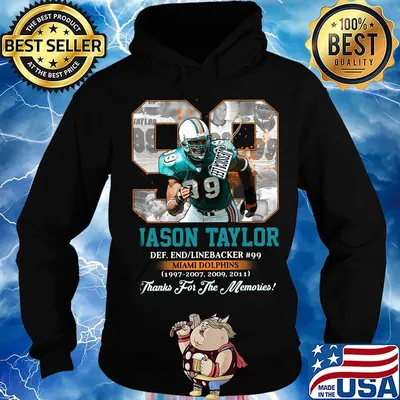 99 jason taylor miami dolphins football legends thank you for the memories s Hoodie
