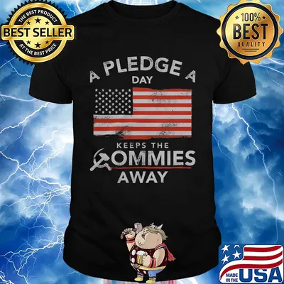 A people a day keeps the commies away American flag veteran Independence Day shirt