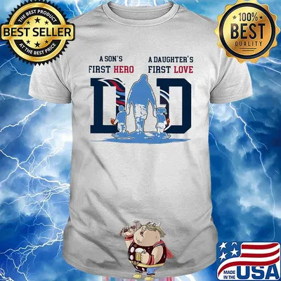 A son's first hero a daughter's first love tennessee titans happy father's day shirt