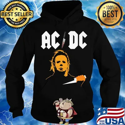 Acdc band halloween michael myers s Hoodie
