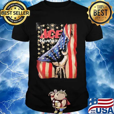 Ace hardware american flag happy independence day shirt