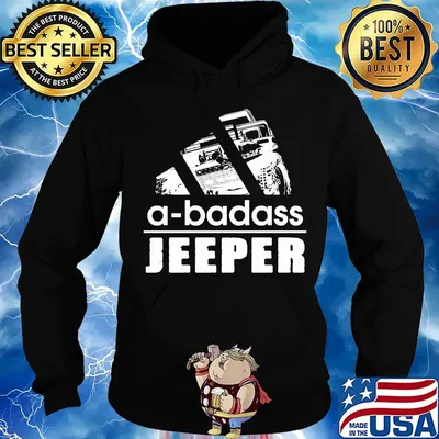 Adidas a-badass jeeper logo s Hoodie