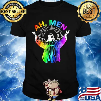 Ah Me'n Gay Pride Jesus LGBT Shirt