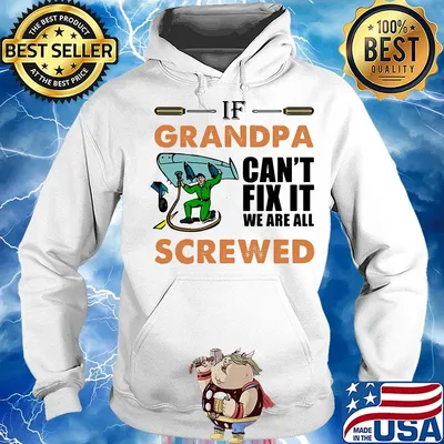 Airplane mechanic if grandpa can't fix it we are all screwed s Hoodie