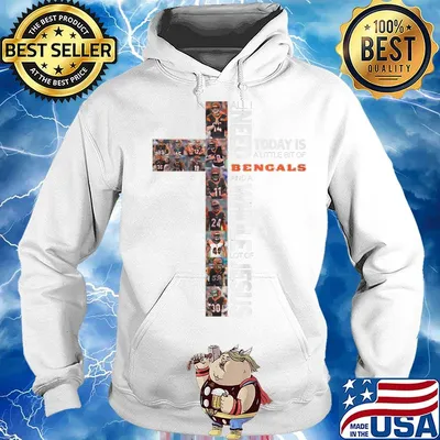 All i need today is a little bit of cincinnati bengals and a whole lot of jesus s Hoodie
