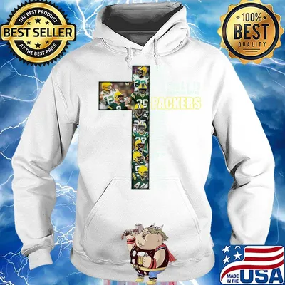 All I Need Today Is A Little Bit Of Green Bay And A Whole Lot Of Jesus Football Christian Fan Jesus Cross s Hoodie