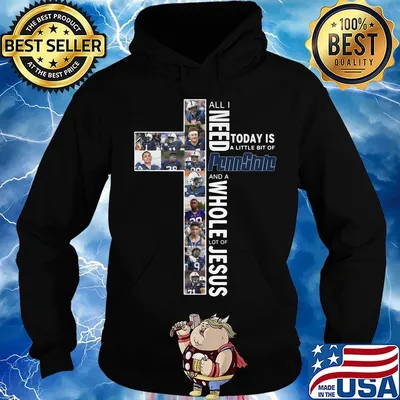 All i need today is a little bit of penn state nittany lions and a whole lot of jesus s Hoodie