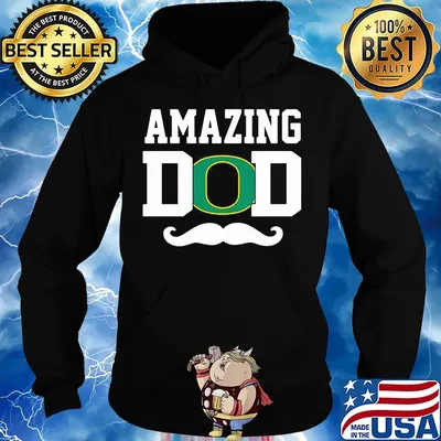 Amazing dad beard oregon ducks happy father's day s Hoodie