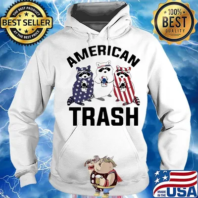 American Trash Racoon Independence Day Shirt Hoodie