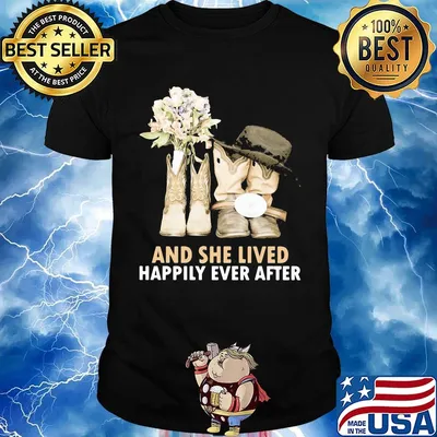 And She Lived Happily Ever After Boots Shirt
