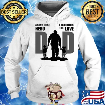 Army dad a son first hero a daughter's first love father's day s Hoodie