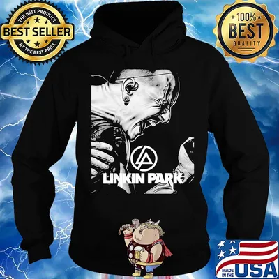 Art mural linkin-park chester black s Hoodie