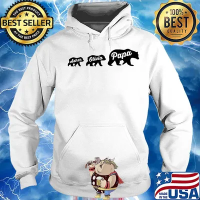 Ashes olivia papa bear happy father's day s Hoodie