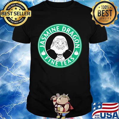 Avatar the last airbender jasmine dragon fine teas shirt