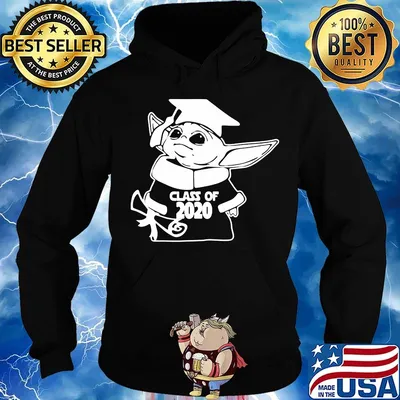 Baby yoda graduate class of 2020 s Hoodie