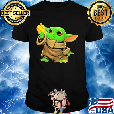 Baby yoda holding softball mug shirt