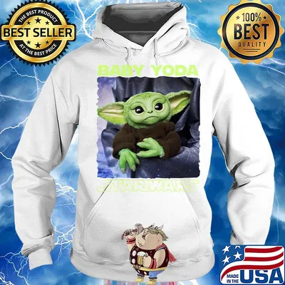 Baby yoda star wars cartoon s Hoodie