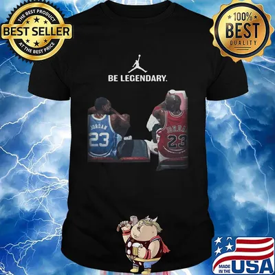 Be legendary michael jordan and kobe bryant shirt