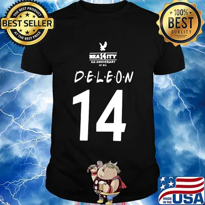 Bea14ity 4th anniversary deleon 14 champion shirt