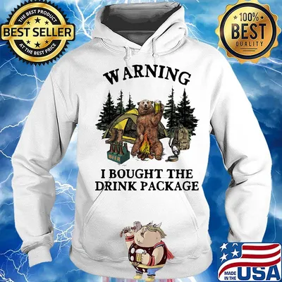 Bear warning i bought the drink beer package s Hoodie