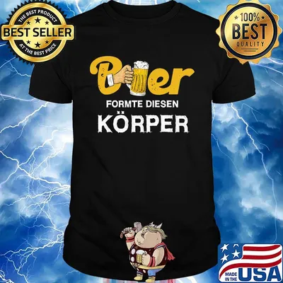 Beer formte diesen korper shirt