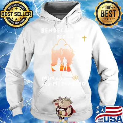 Bendecida Por Dios Mimada Por Mi Marido Shirt Hoodie