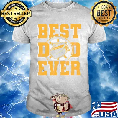 Best dad ever boston ice hockey dad happy father's day shirt