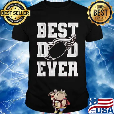 Best dad ever detroit red ice hockey dad father's day shirt