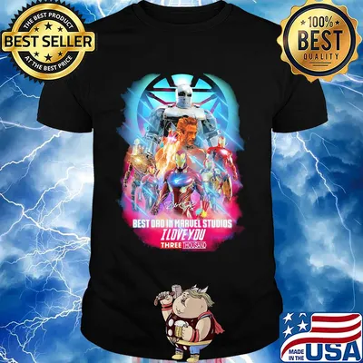 Best dad in marvel studios I love three thousand signature shirt