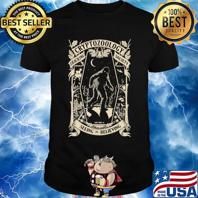Bigfoot cryptozoology tracking society seeing is believing shirt
