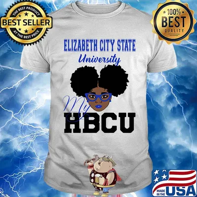 Black girl elizabeth city state university my hbcu shirt