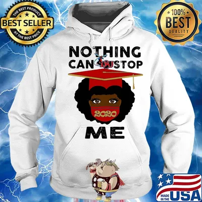 Black girl graduate delaware state university nothing can stop 2020 me s Hoodie