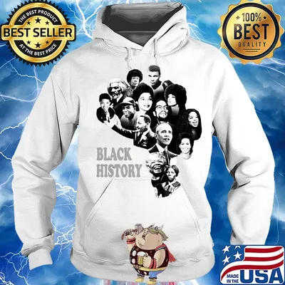 Black history america map black lives matter s Hoodie