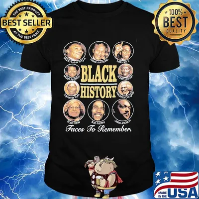 Black history faces to remember malcolm x rosa paris bob marley jesse jackson shirt