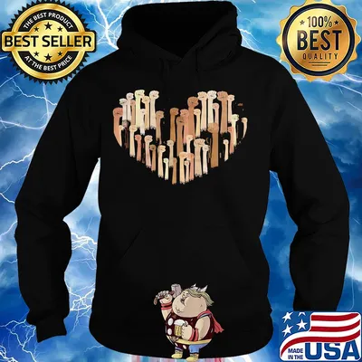 Black history month fist hand equality heart s Hoodie
