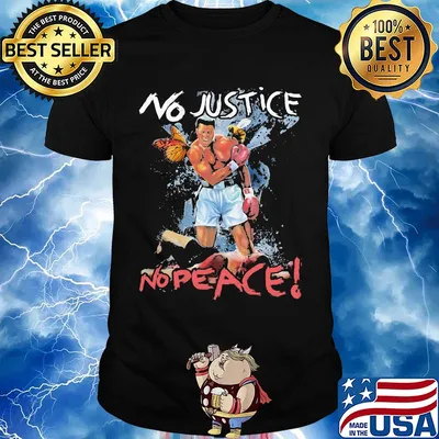 Black leather boxing no justice no peace butterfly bee shirt