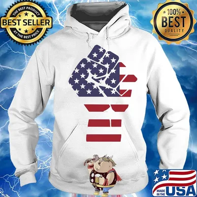 Black lives matter american flag happy 4th july independence day s Hoodie
