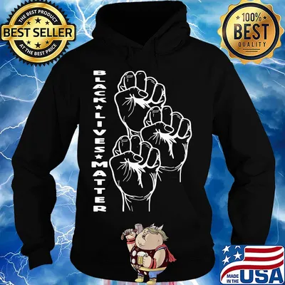 Black lives matter hand s Hoodie
