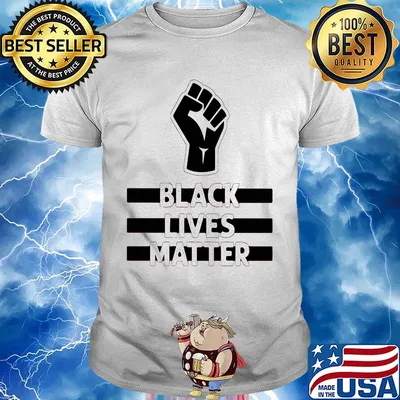 Black lives matter white shirt
