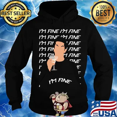 Black man i'm fine i'm fine s Hoodie