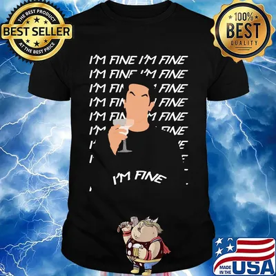 Black man i'm fine i'm fine shirt