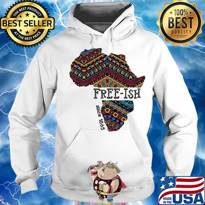 Black map free-ish since 1865 s Hoodie