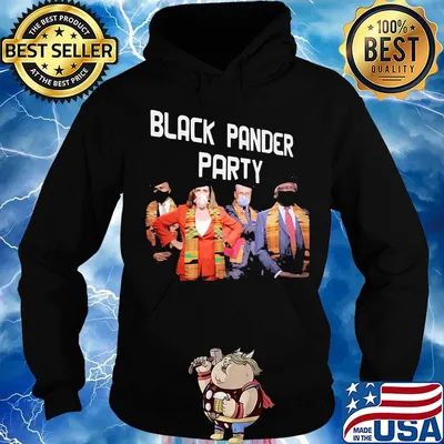 Black pander party mask s Hoodie