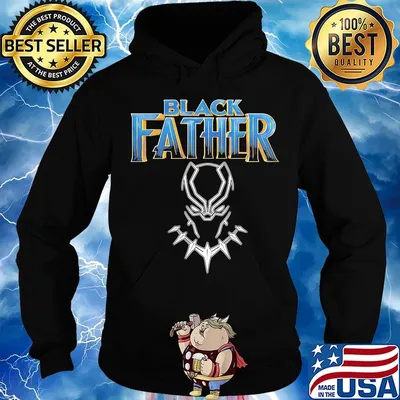 Black panther king black father happy father's day s Hoodie