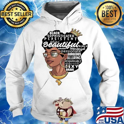 Black Sopisticated Persistent Beautiful Grily Sexy Crown Necklace Shirt Hoodie