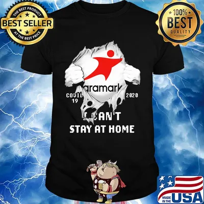 Blood insides aramark covid-19 2020 i can't stay at home shirt