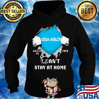 Blood insides assa abloy covid-19 2020 i can't stay at home s Hoodie