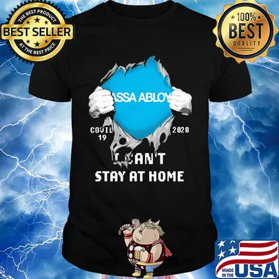 Blood insides assa abloy covid-19 2020 i can't stay at home shirt