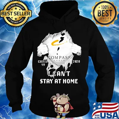Blood insides compass group covid-19 2020 I can't stay at home hands s Hoodie