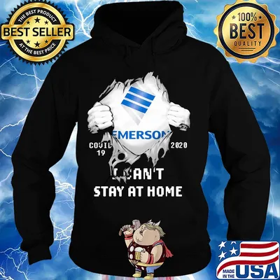 Blood insides emerson covid-19 2020 I can't stay at home s Hoodie